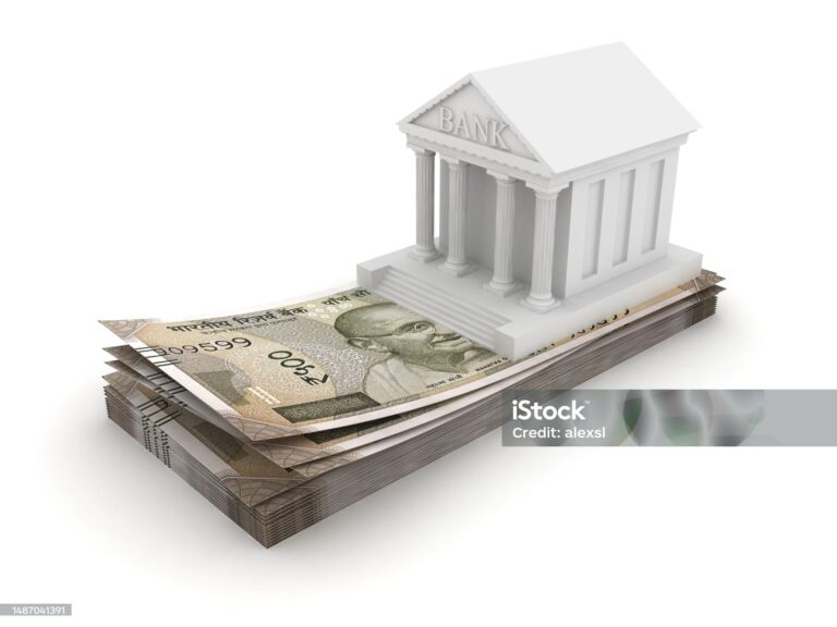 Indian rupee money bank loan